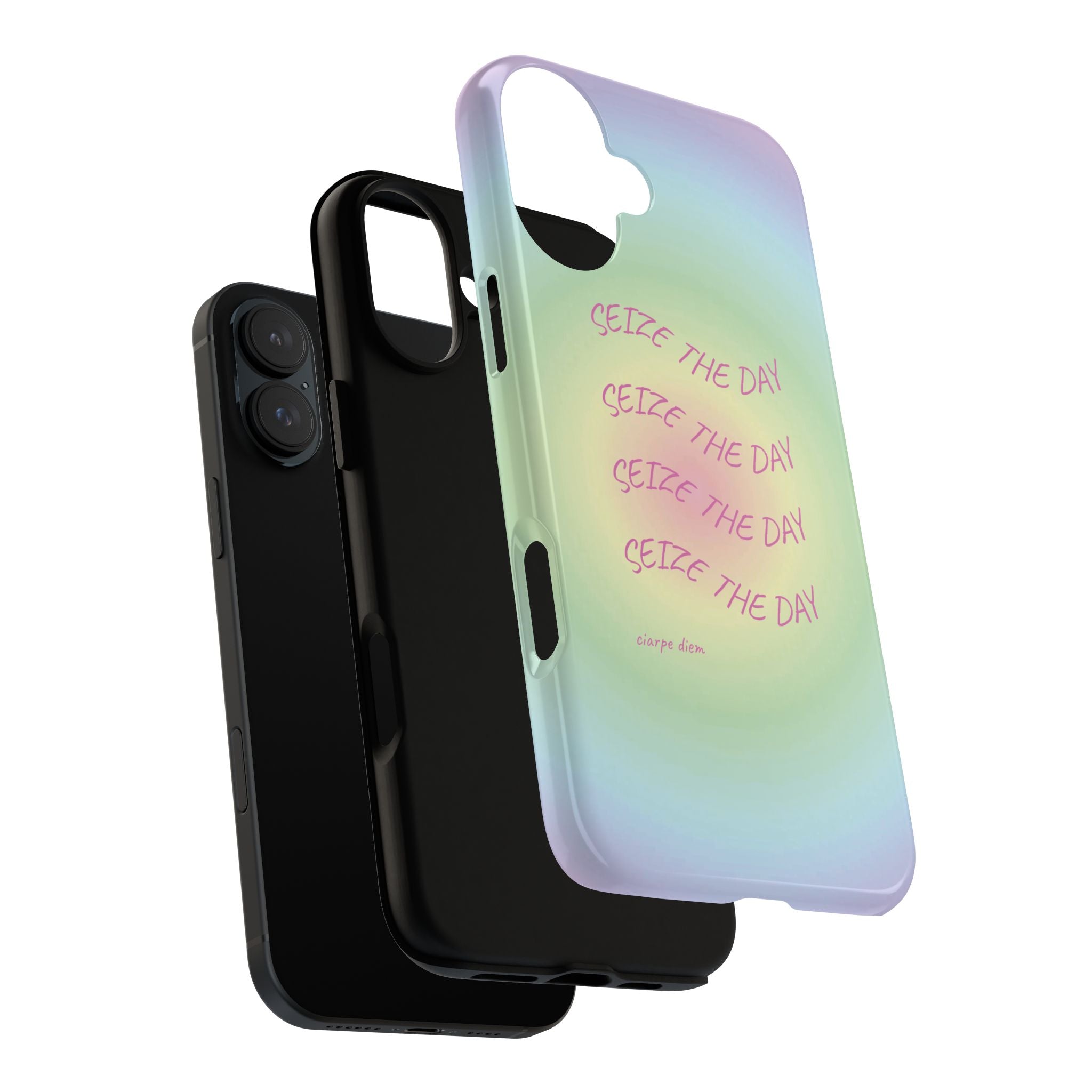 Bermuda Halo Seize The Day Pastel Gradient Tough Phone Case