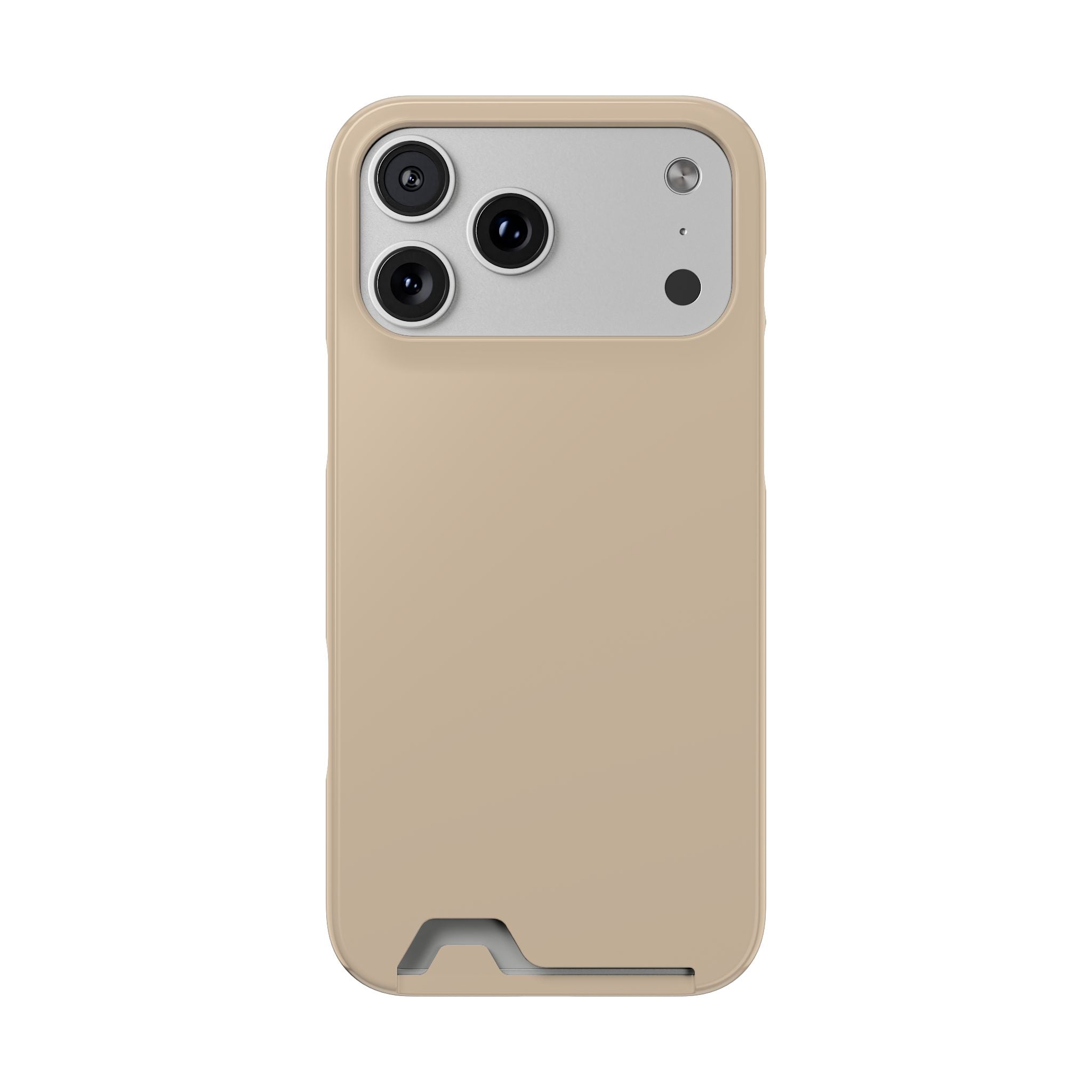 Beige Card-Holder Phone Case