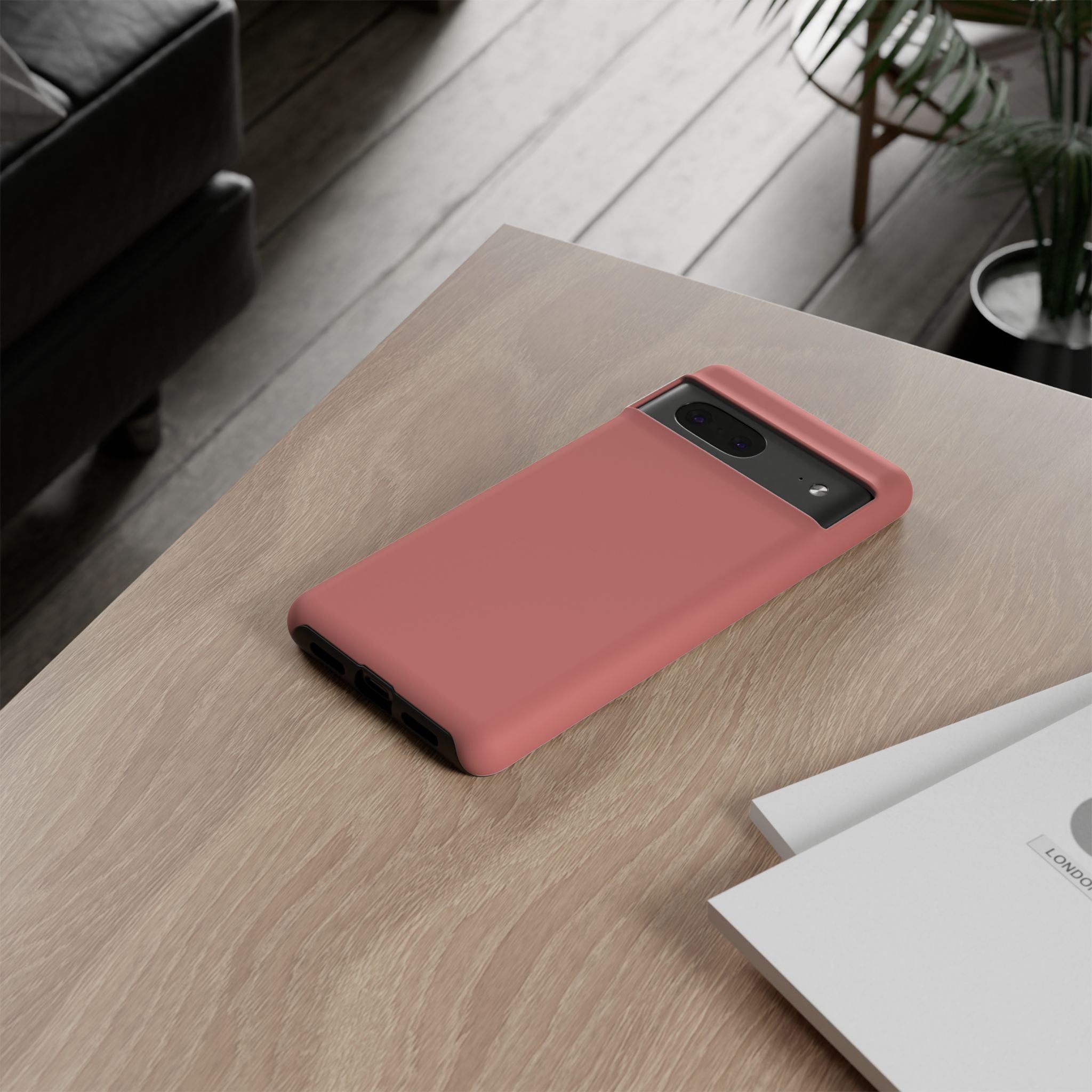 Frosty Pink Protective Phone Case
