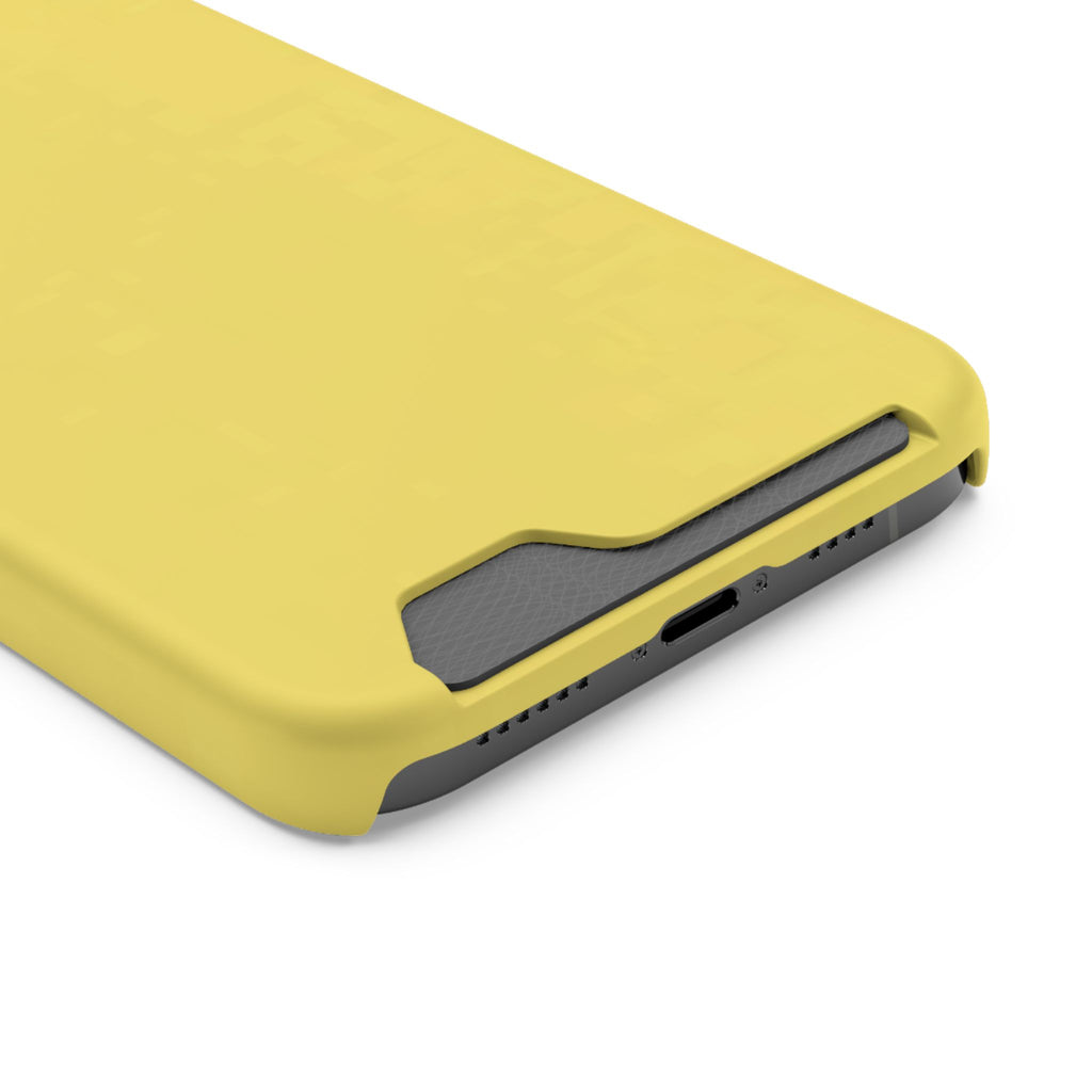 Yellow Card-Holder Phone Case