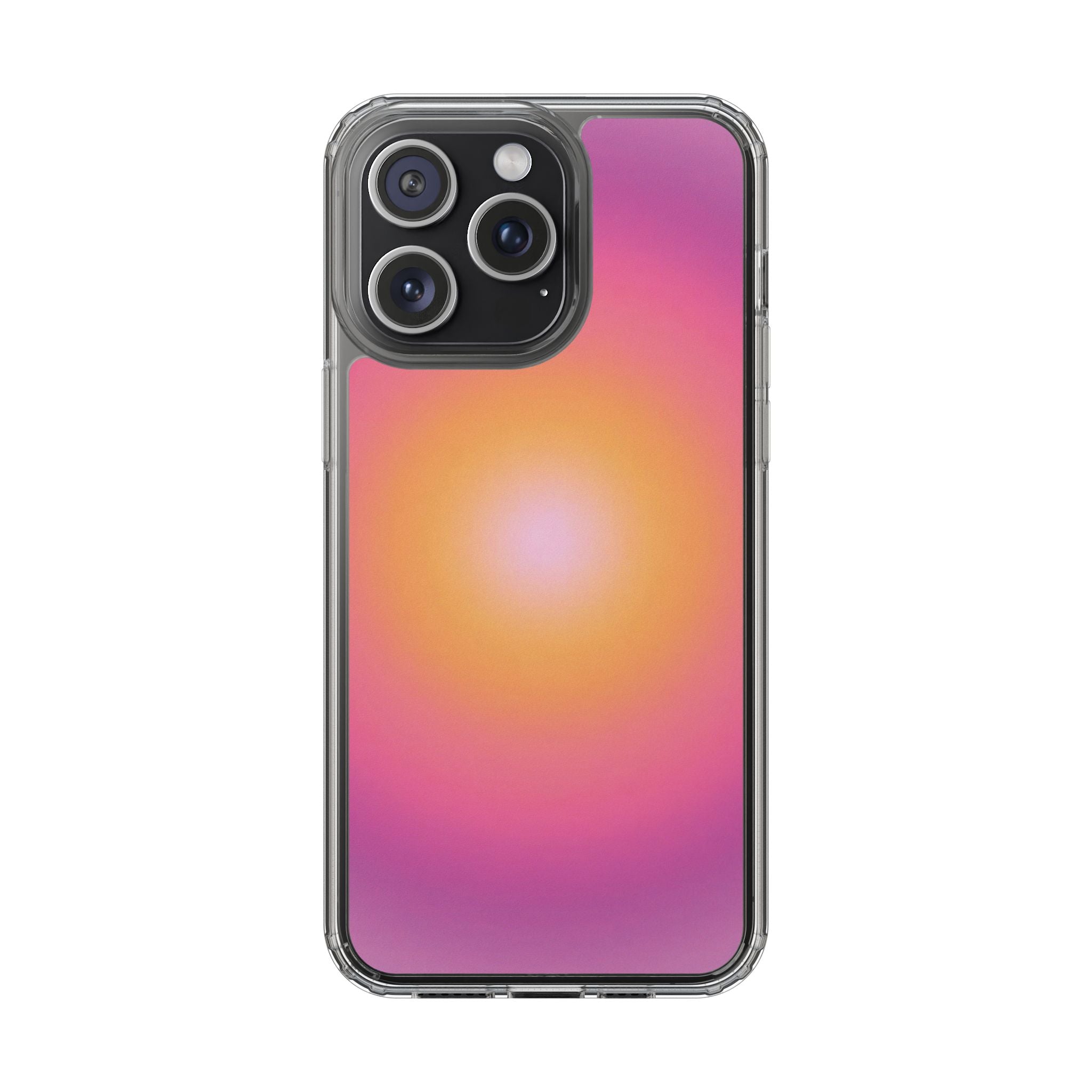 Sunset Gradient Clear Protective Cover