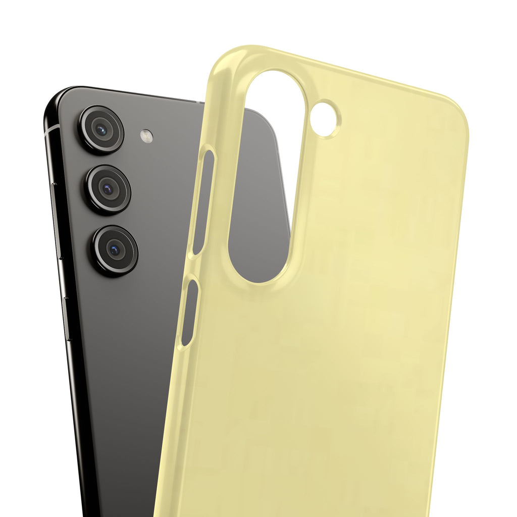 Pale Yellow Snap Phone Case