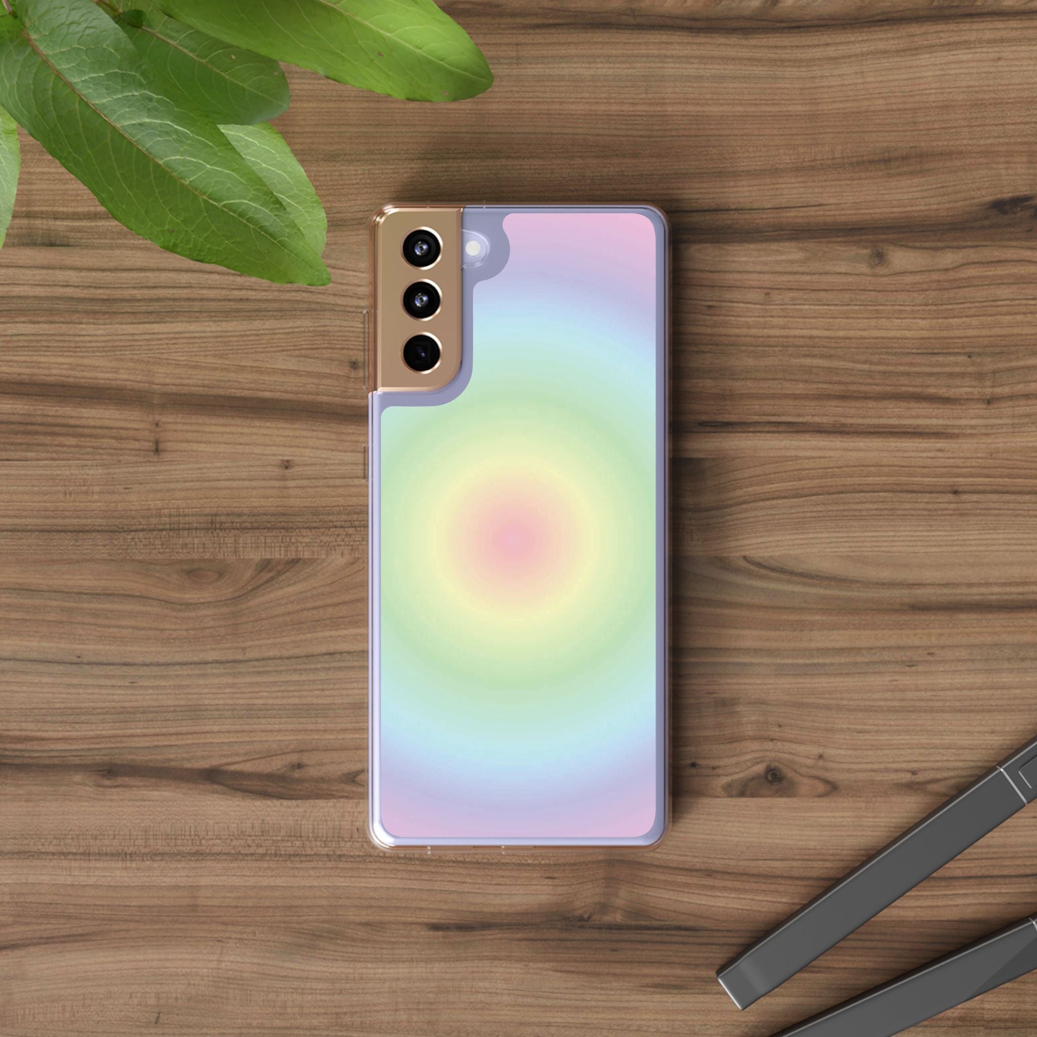 Clear Bermuda Halo Gradient Protective Cover