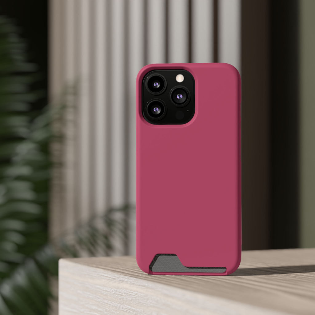 Raspberry Card Holder Phone Case