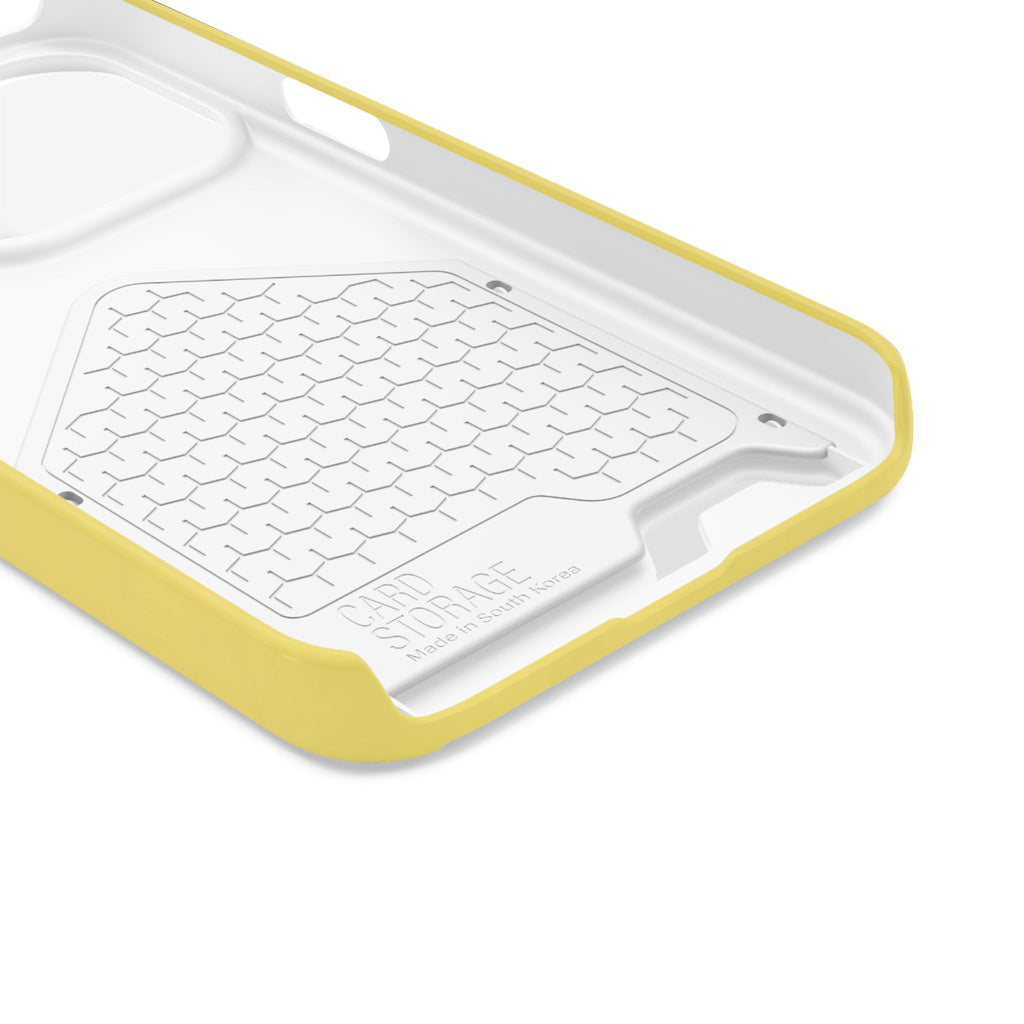 Yellow Card-Holder Phone Case