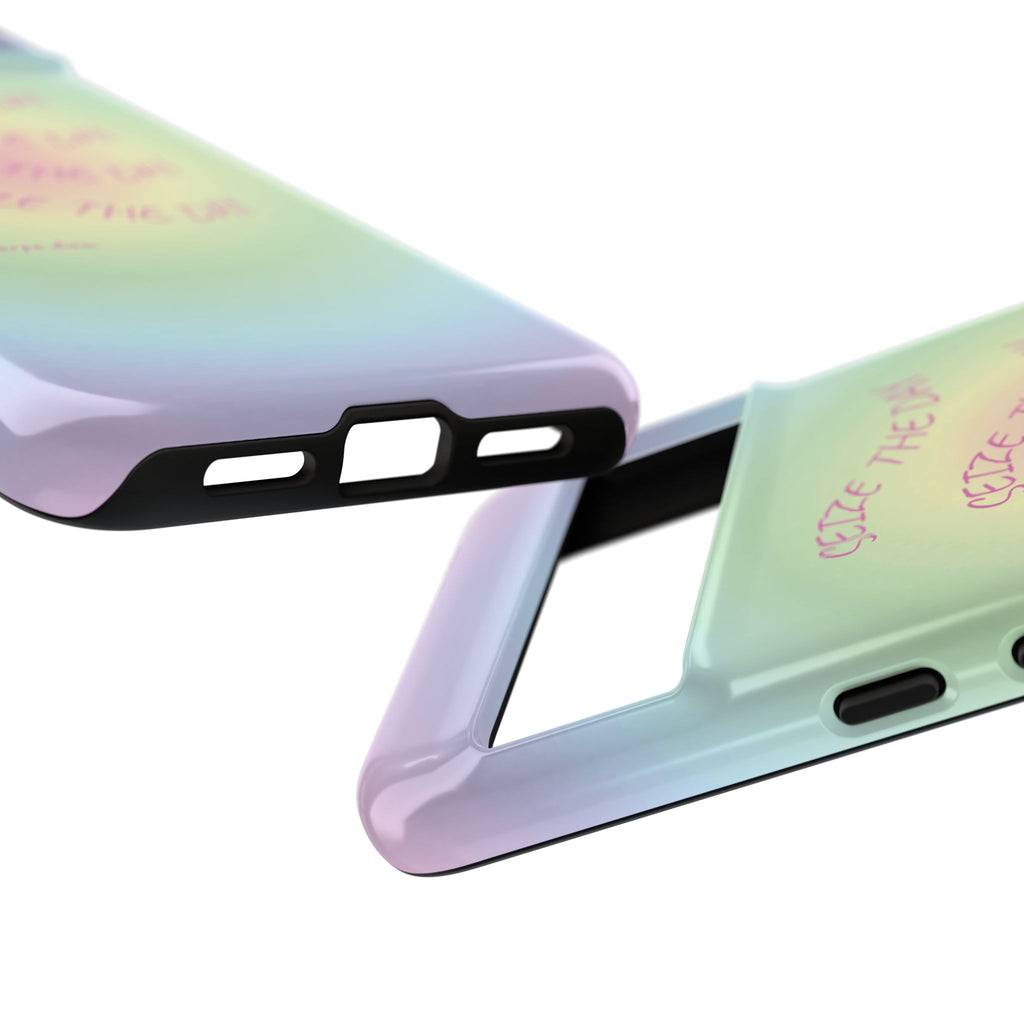 Bermuda Halo Seize The Day Pastel Gradient Tough Phone Case