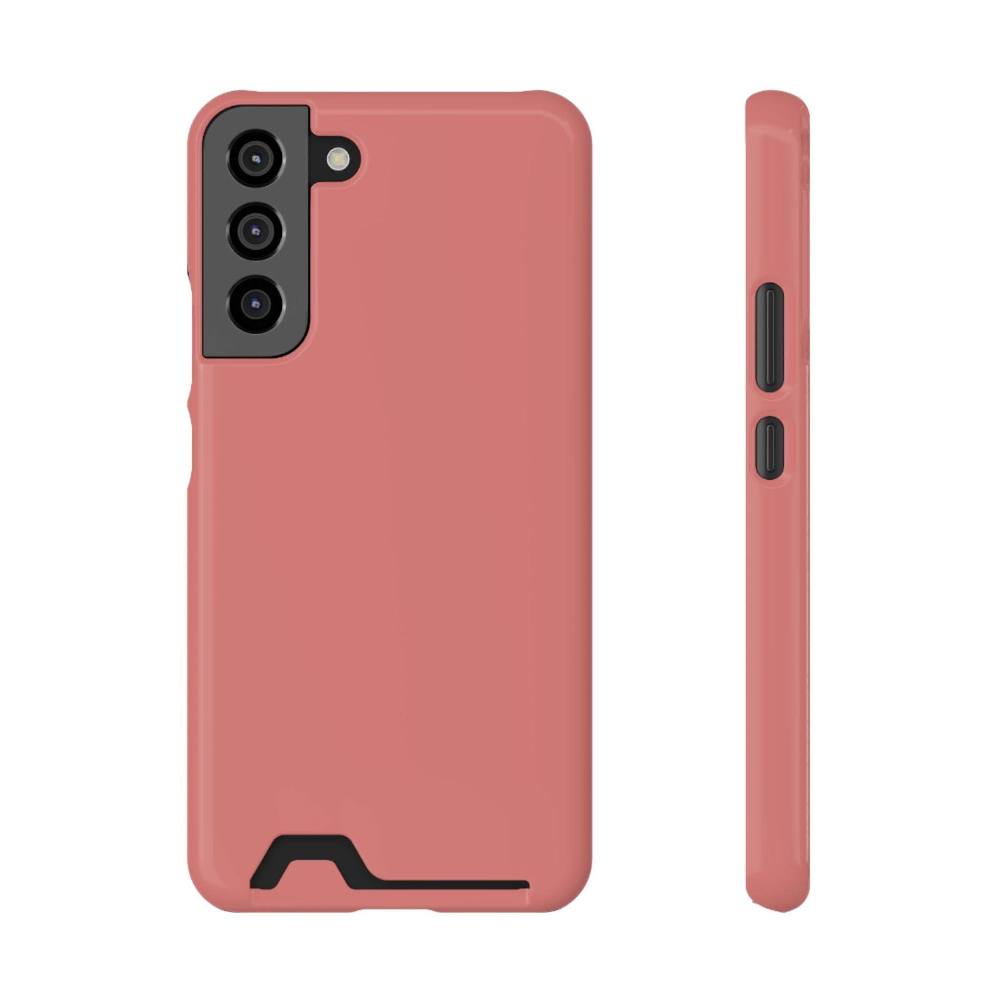 Frosty Pink Card Holder Phone Case