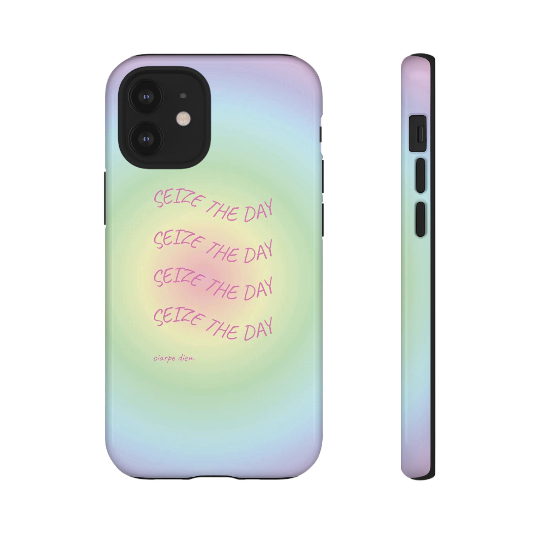 Bermuda Halo Seize The Day Pastel Gradient Tough Phone Case