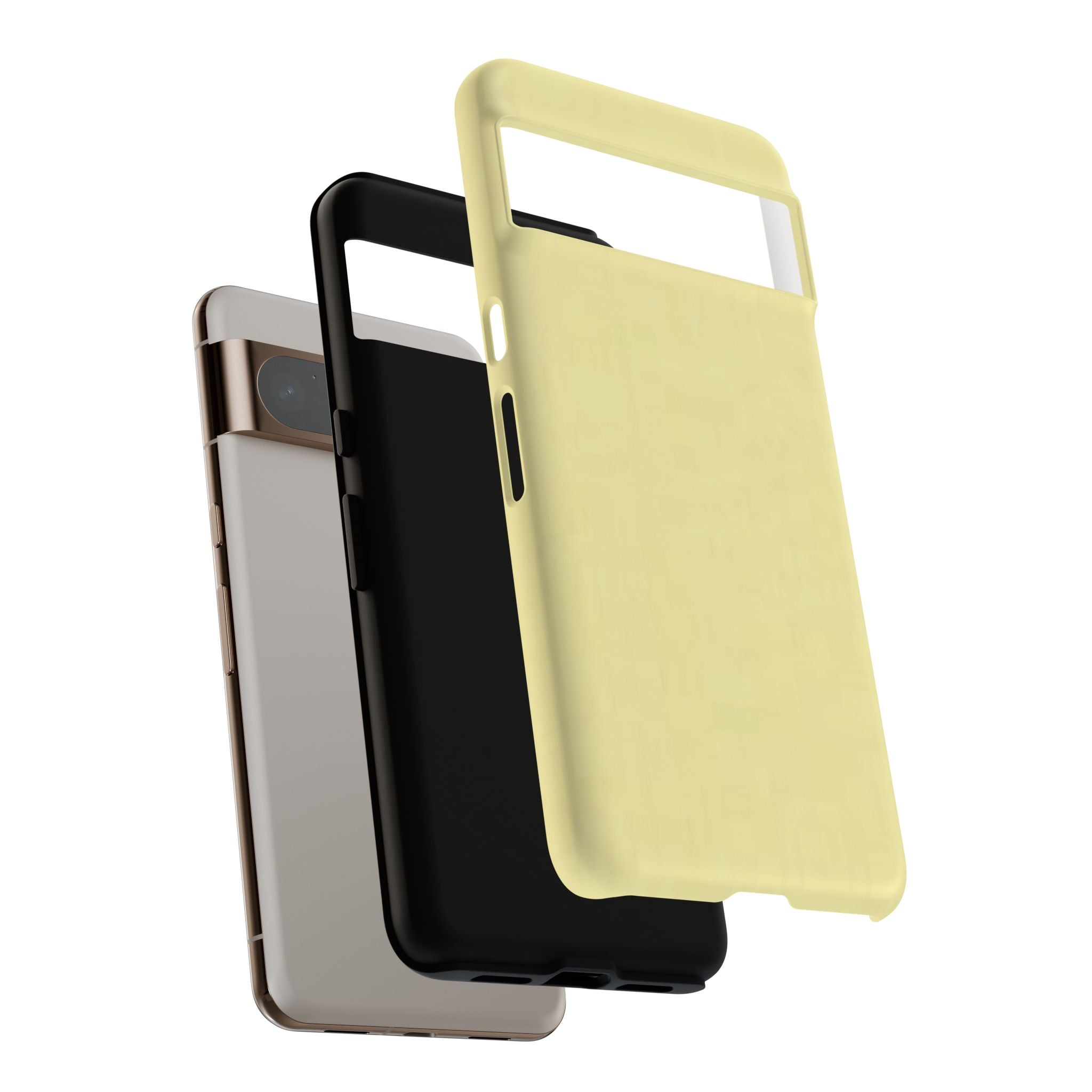 Pale Yellow Protective Phone Case
