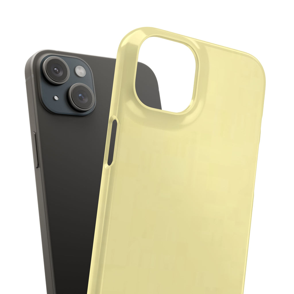 Pale Yellow Snap Phone Case