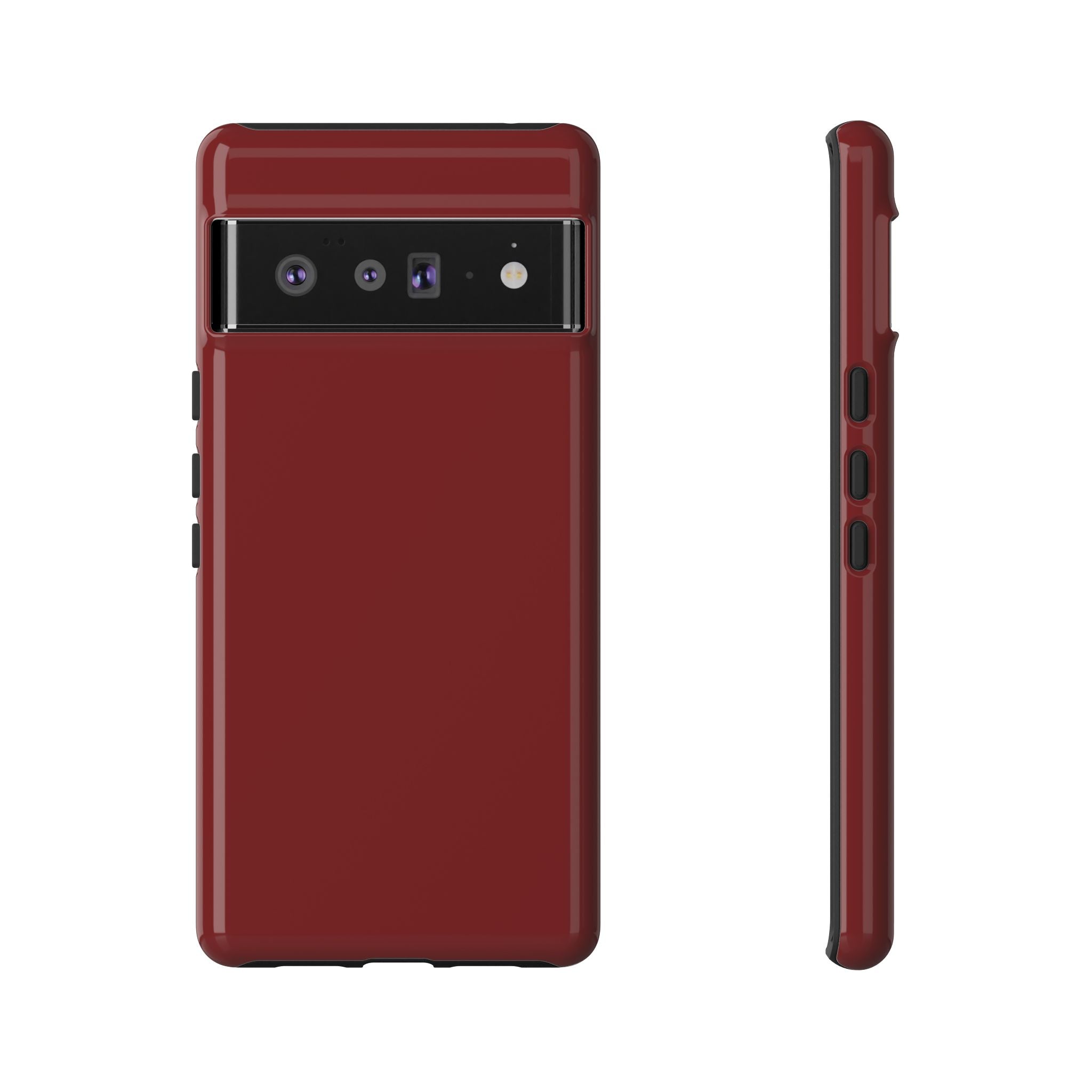 Dark Red Protective Phone Case