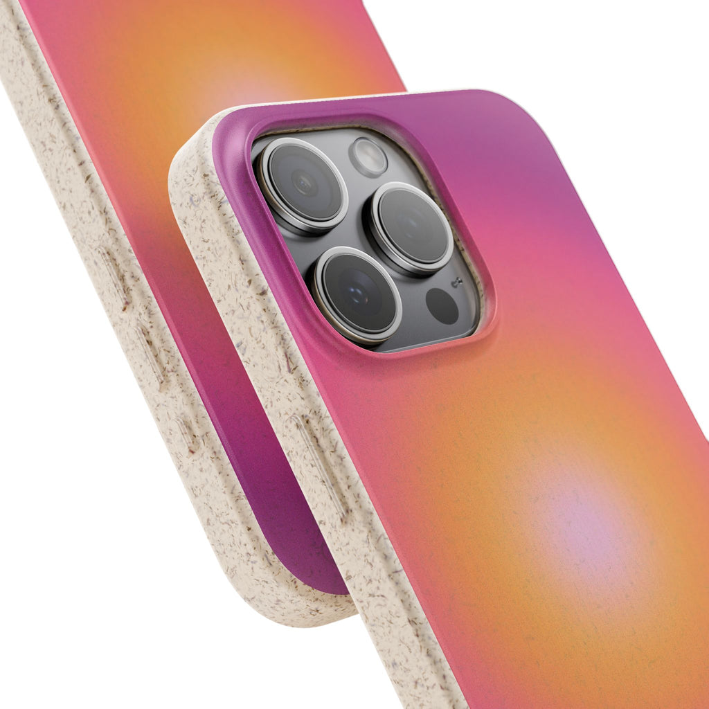Sunset Glow Biodegradable Phone Case -  Eco-Friendly Cover