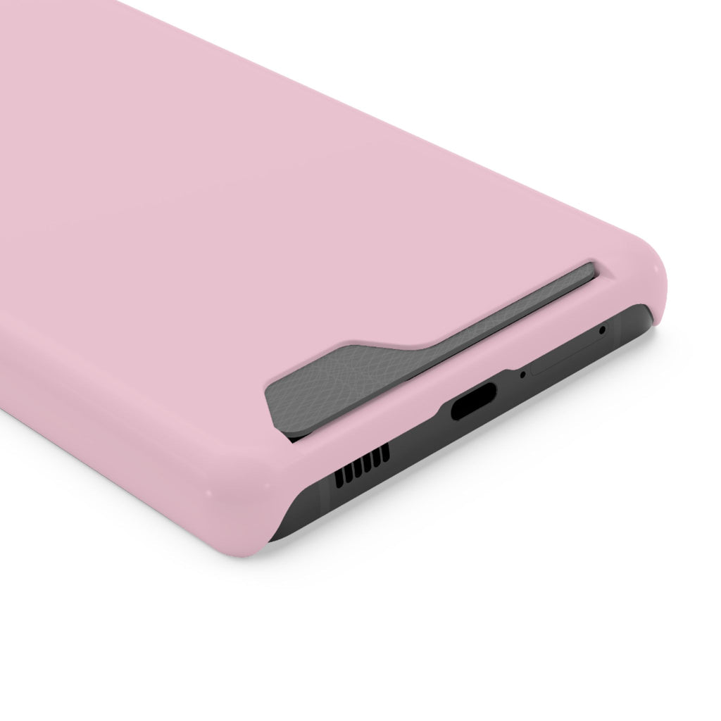 Pale Pink Card-Holder Phone Case