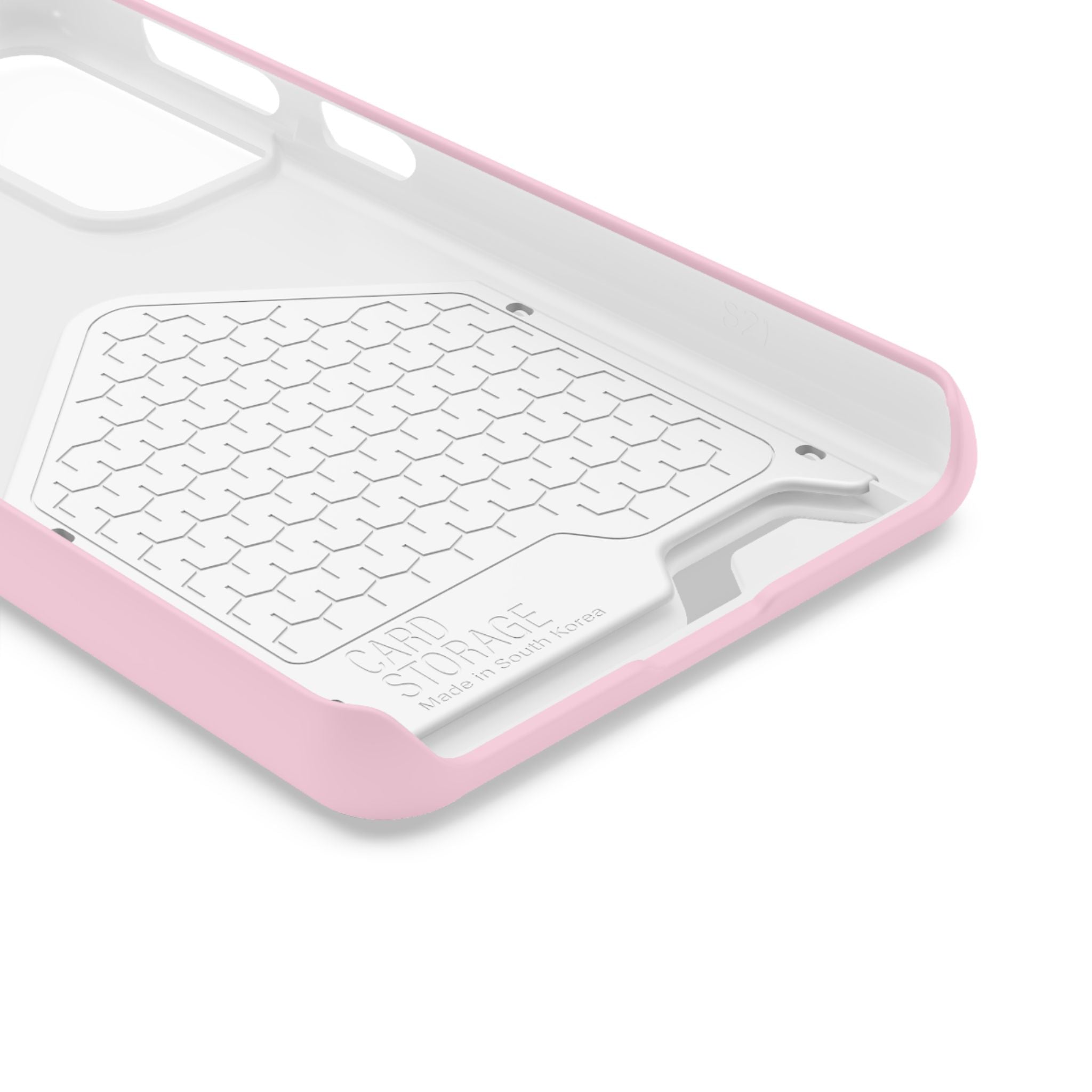 Pale Pink Card-Holder Phone Case