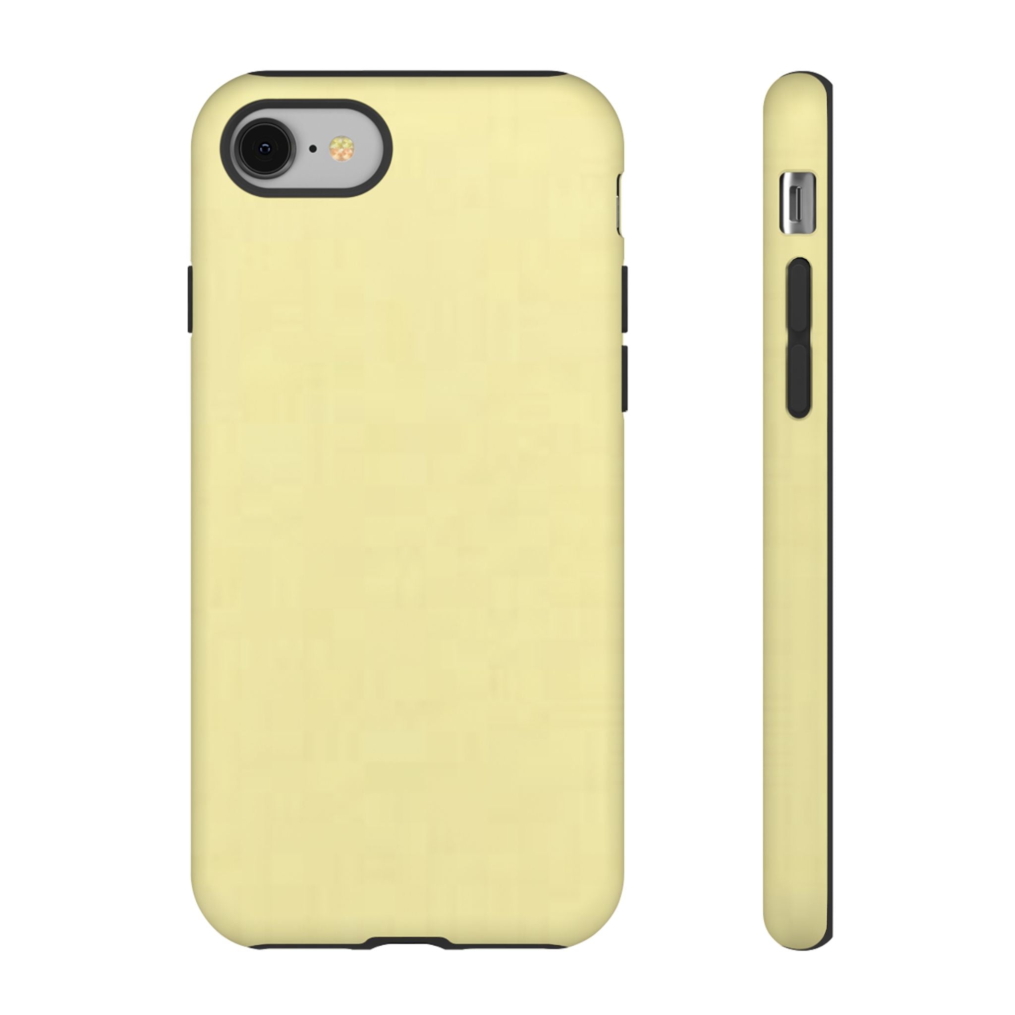 Pale Yellow Protective Phone Case