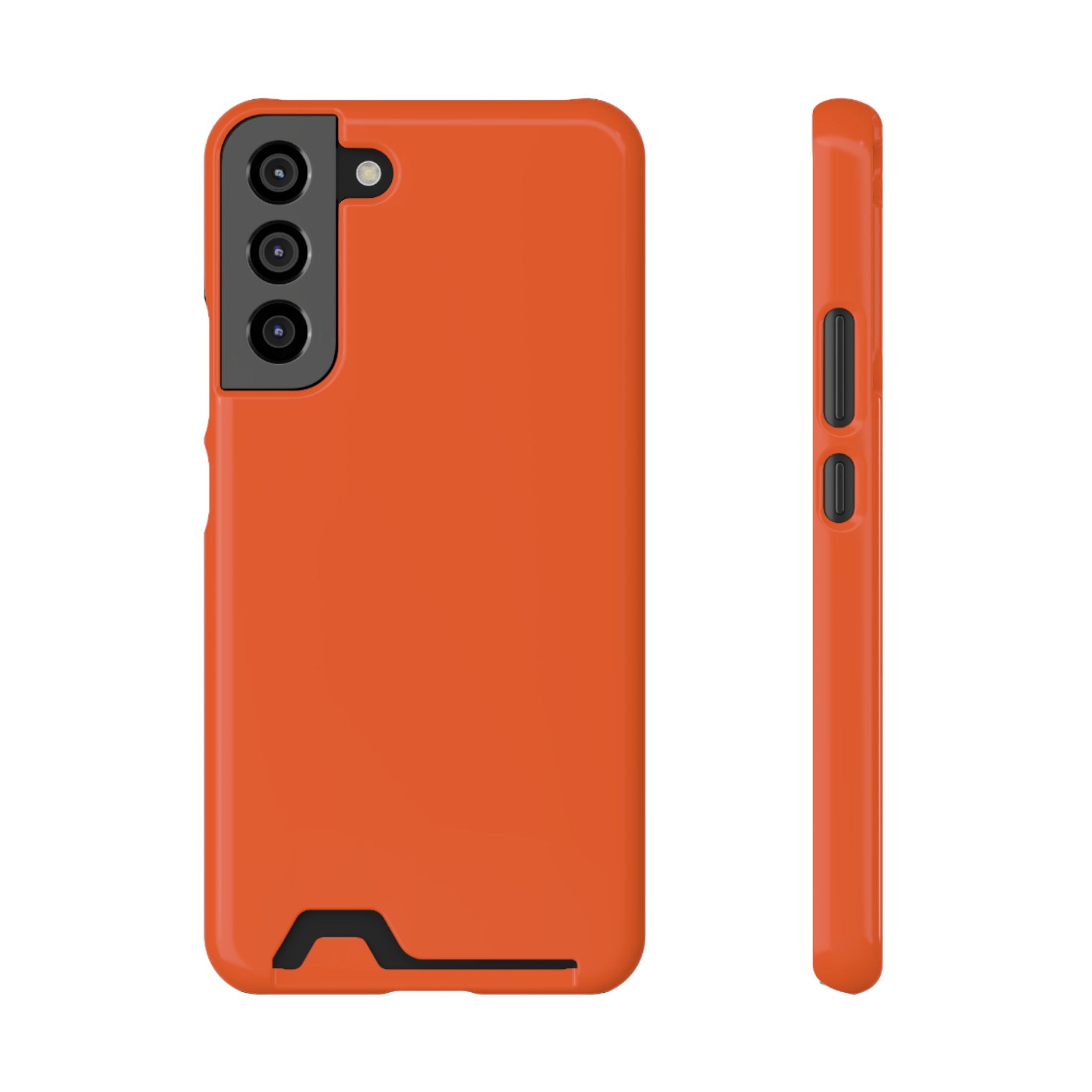 Orange Card-Holder Phone Case