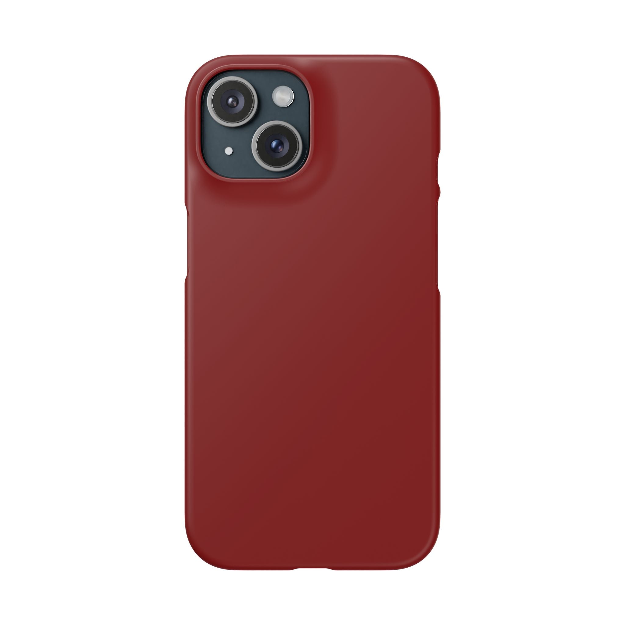 Dark Red Snap Phone Case