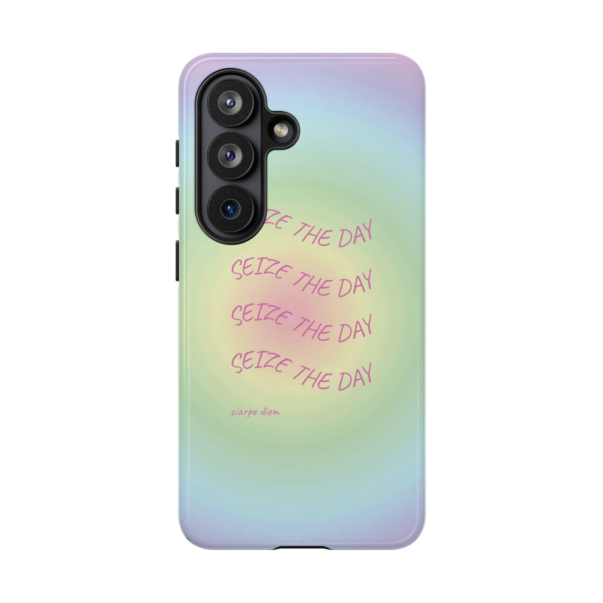 Bermuda Halo Seize The Day Pastel Gradient Tough Phone Case