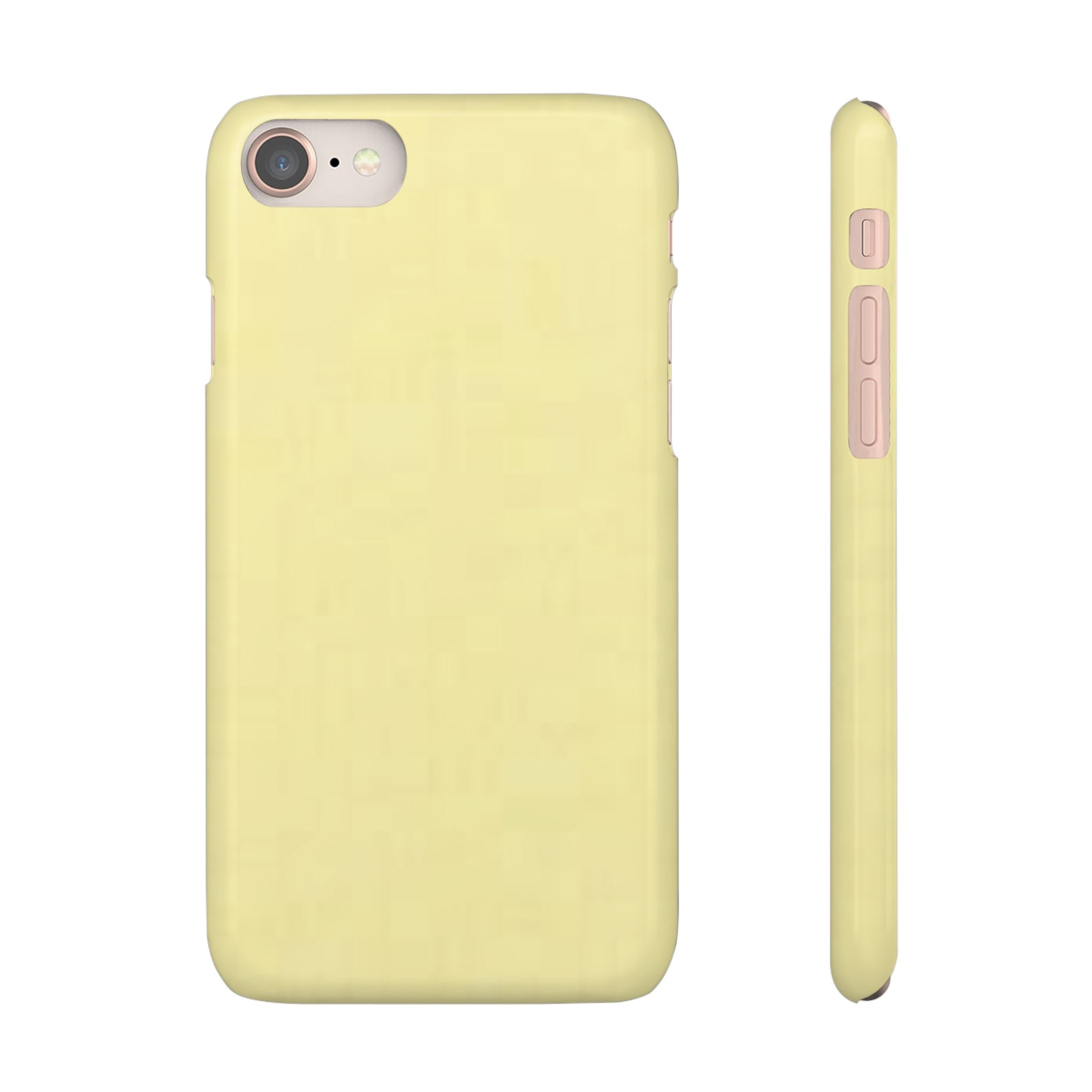 Pale Yellow Snap Phone Case
