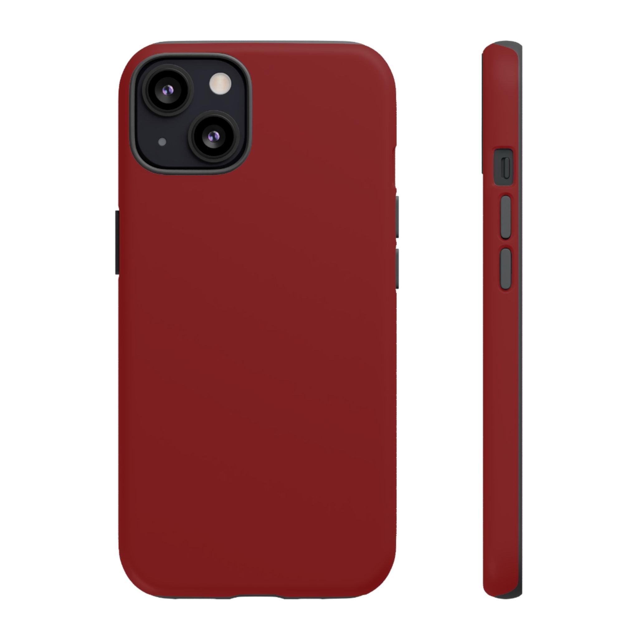 Dark Red Protective Phone Case