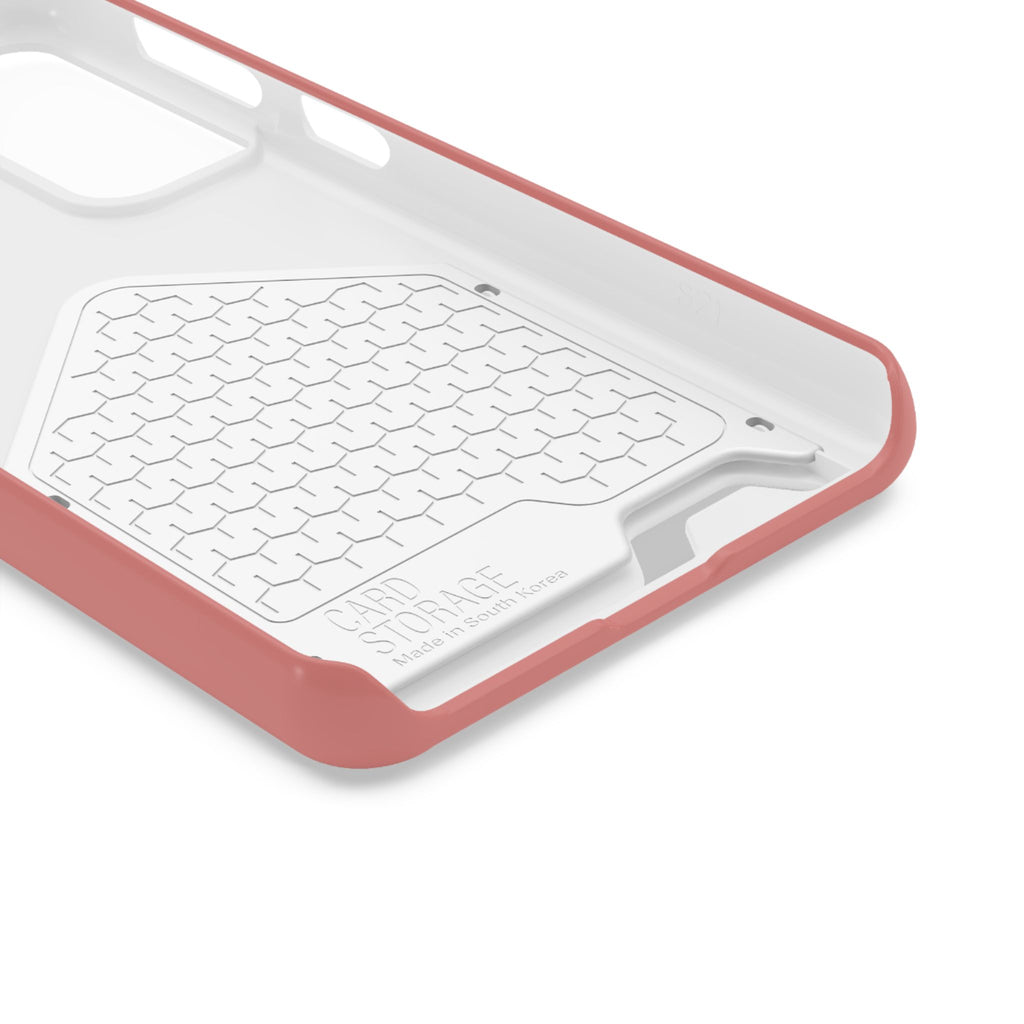 Frosty Pink Card Holder Phone Case