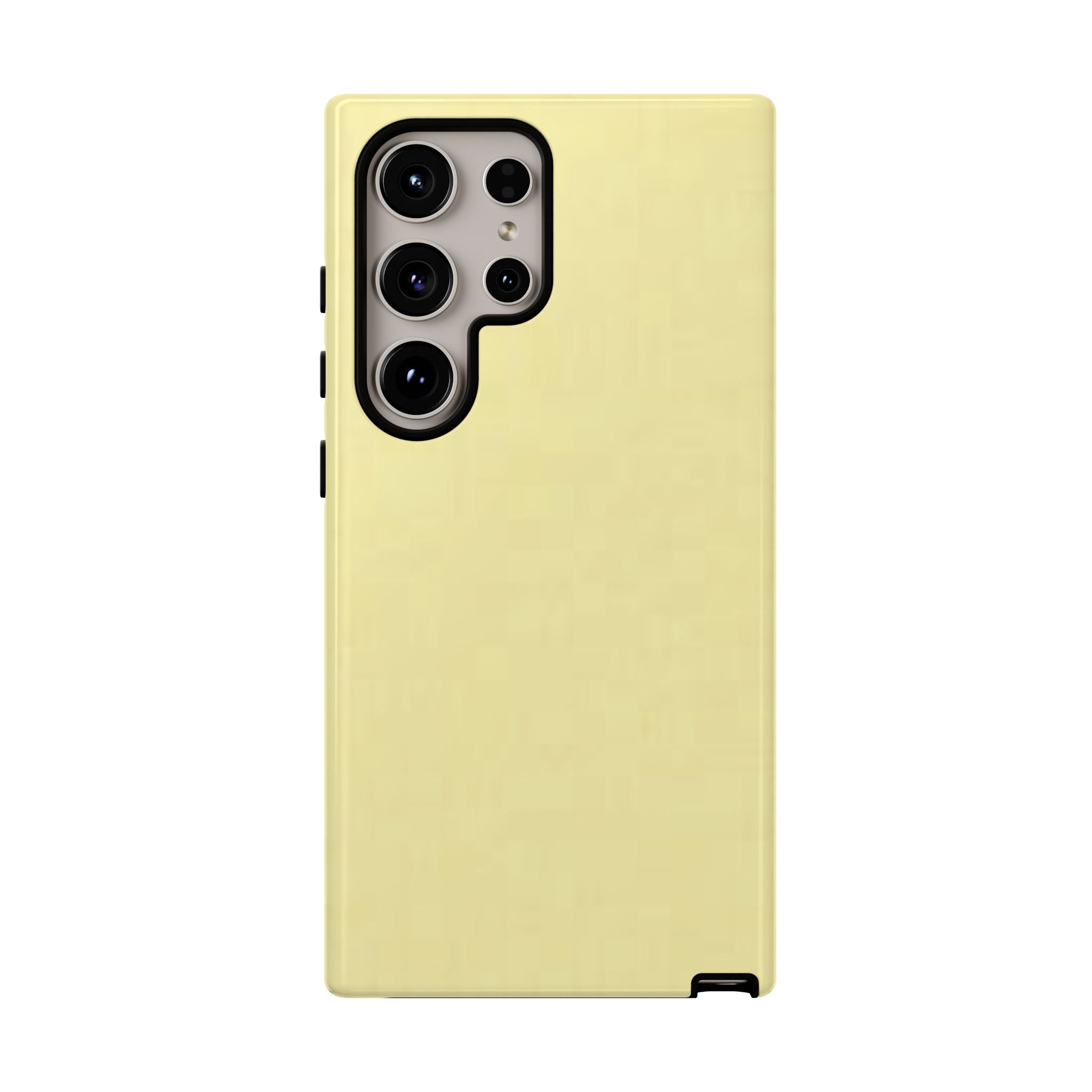 Pale Yellow Protective Phone Case
