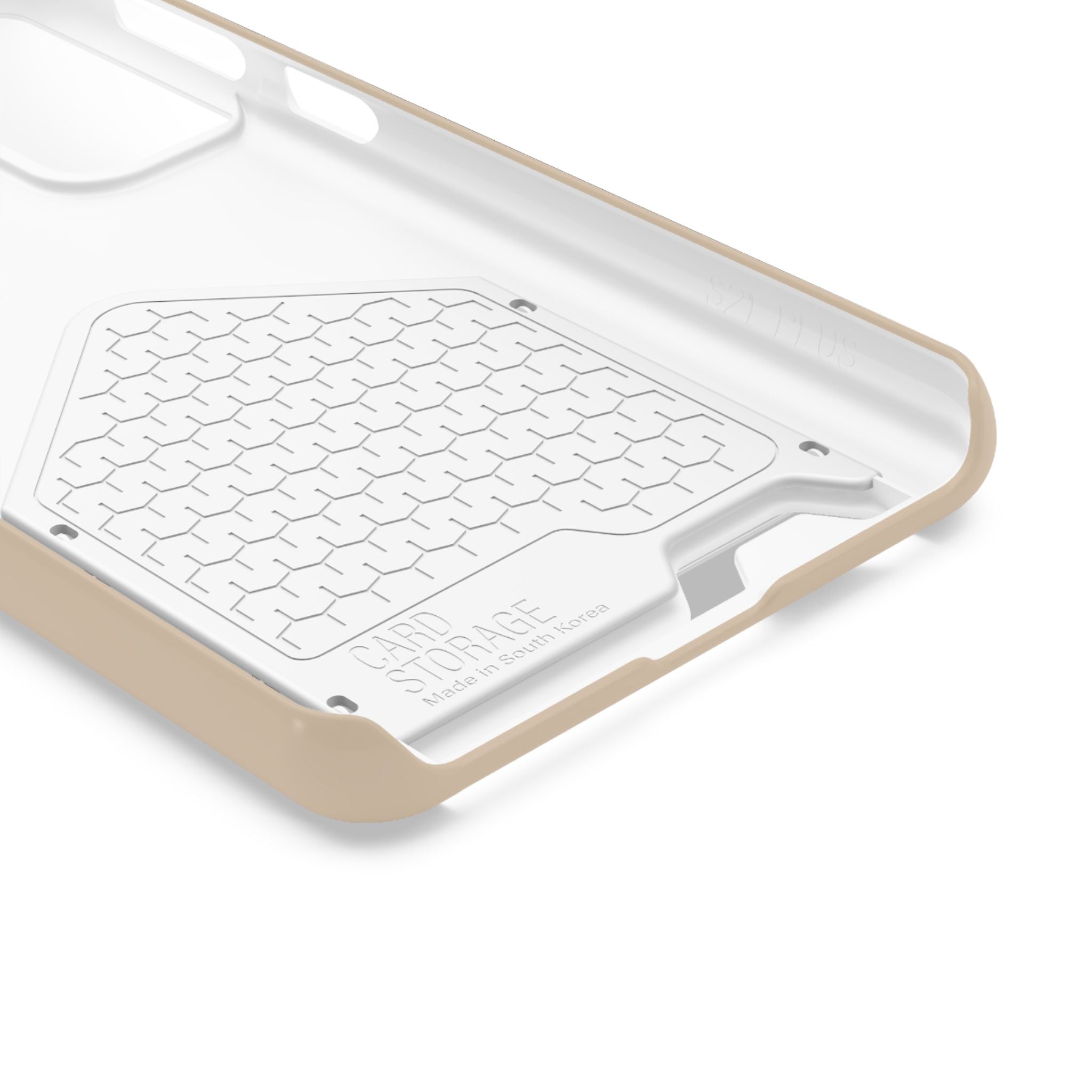 Beige Card-Holder Phone Case