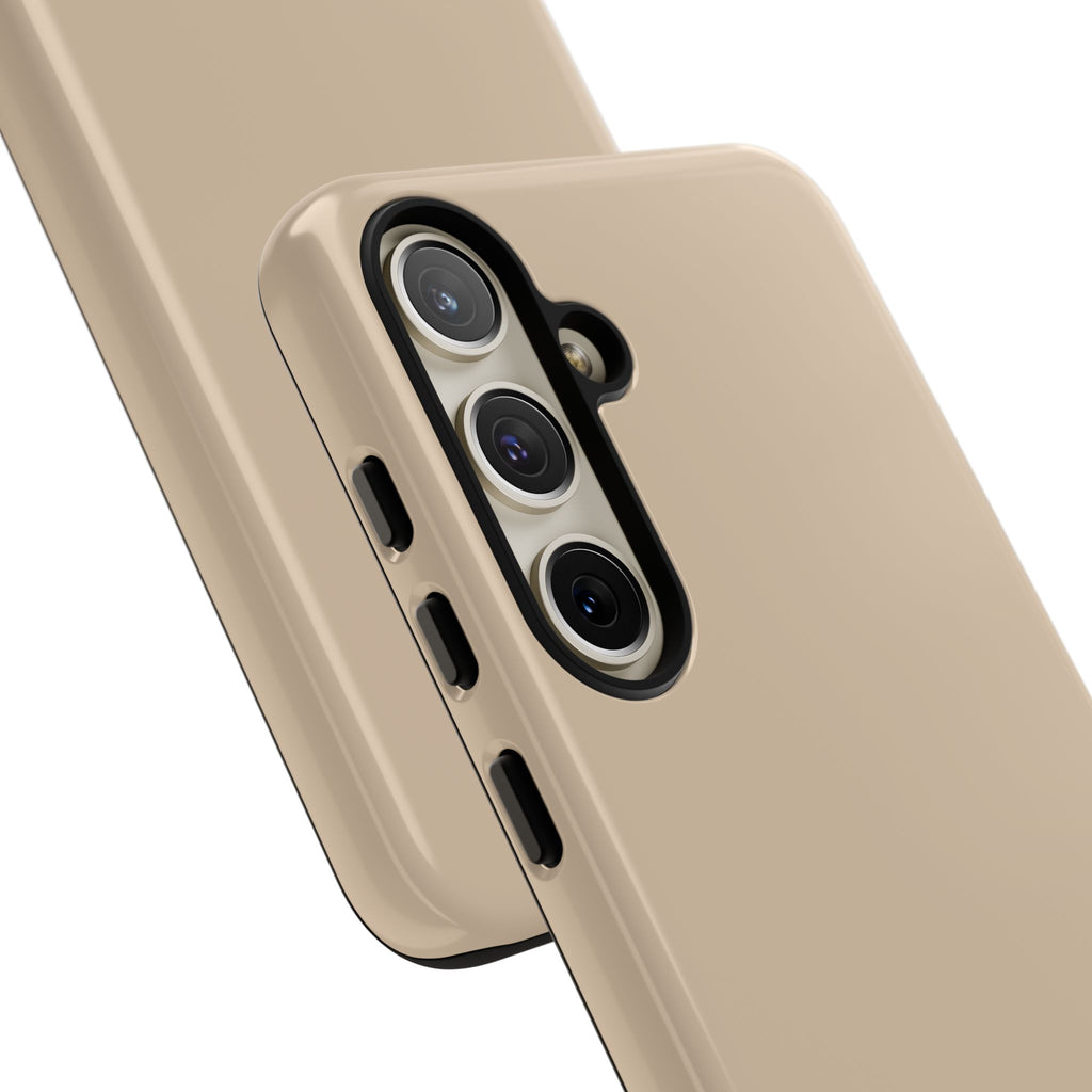 Beige Protective Phone Case