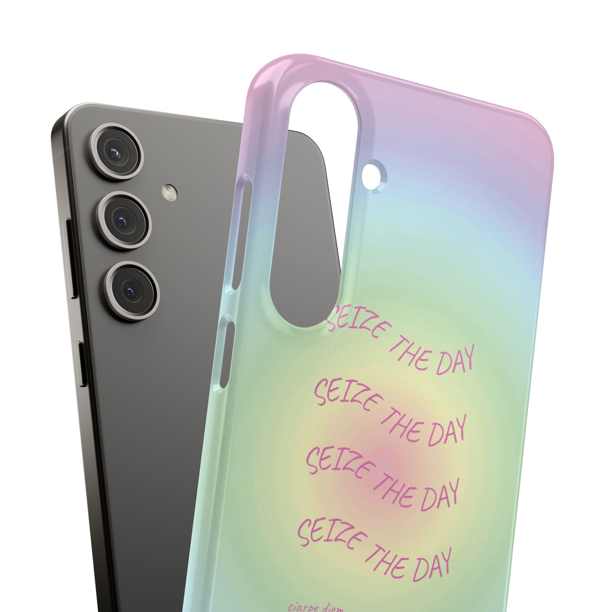 Carpe Diem Bermuda Halo Gradient Snap Phone Case