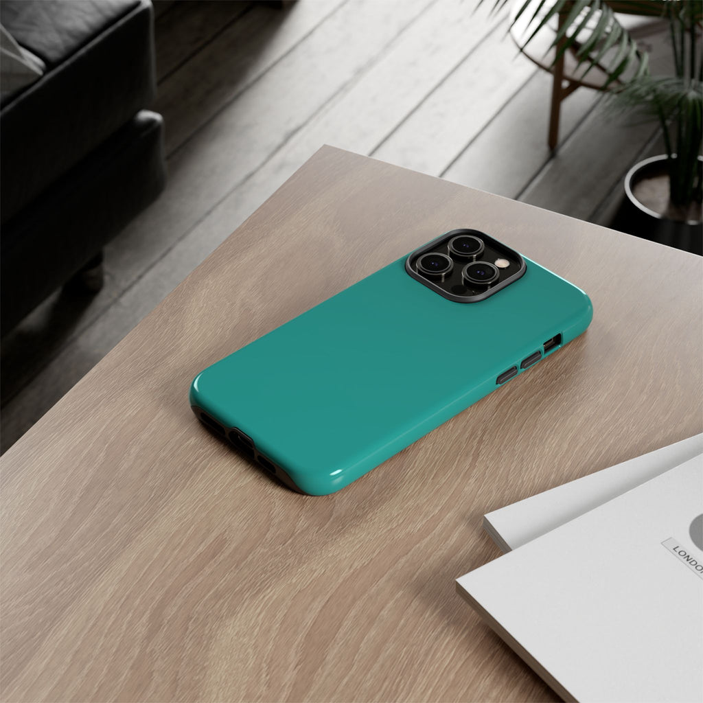 Teal Protective Phone Case