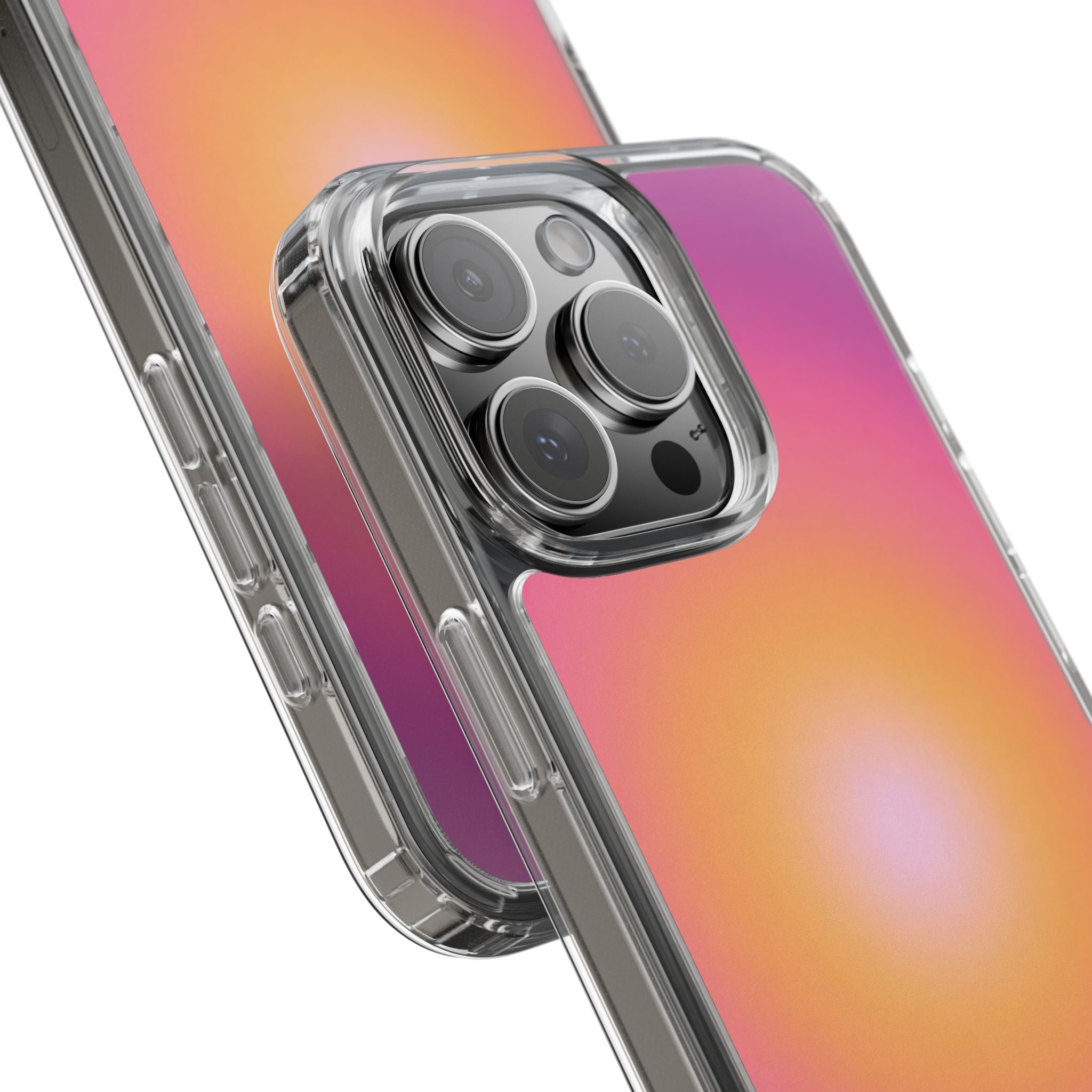 Sunset Gradient Clear Protective Cover