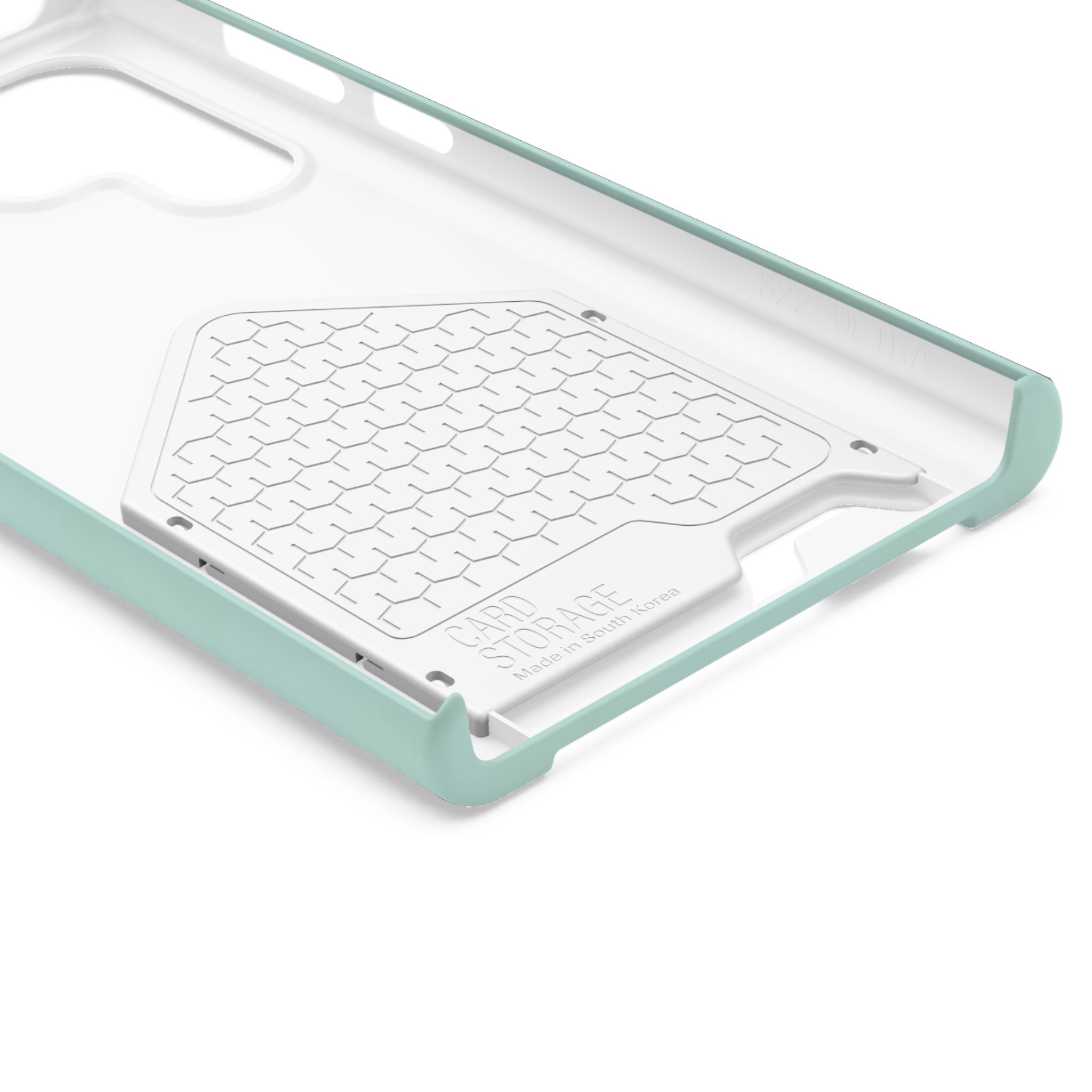 Light Mint Card Holder Phone Case