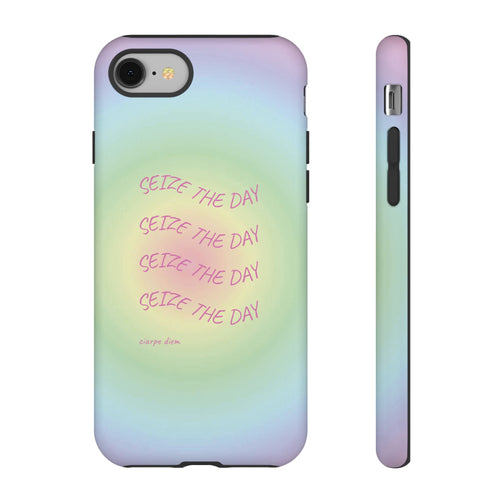 Bermuda Halo Seize The Day Pastel Gradient Tough Phone Case