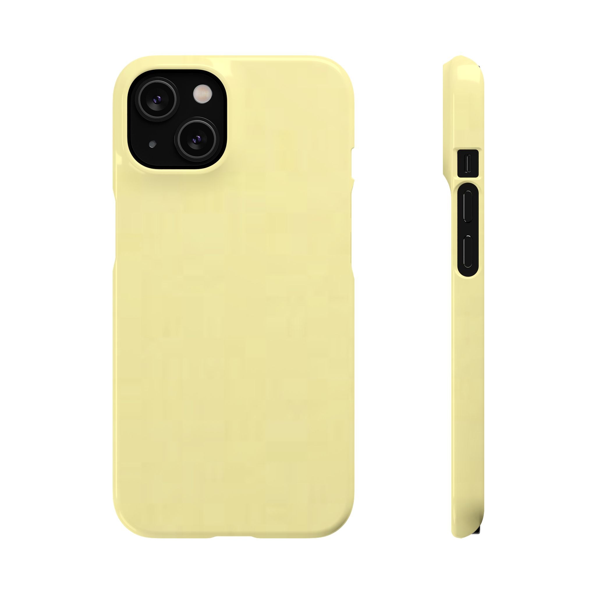 Pale Yellow Snap Phone Case