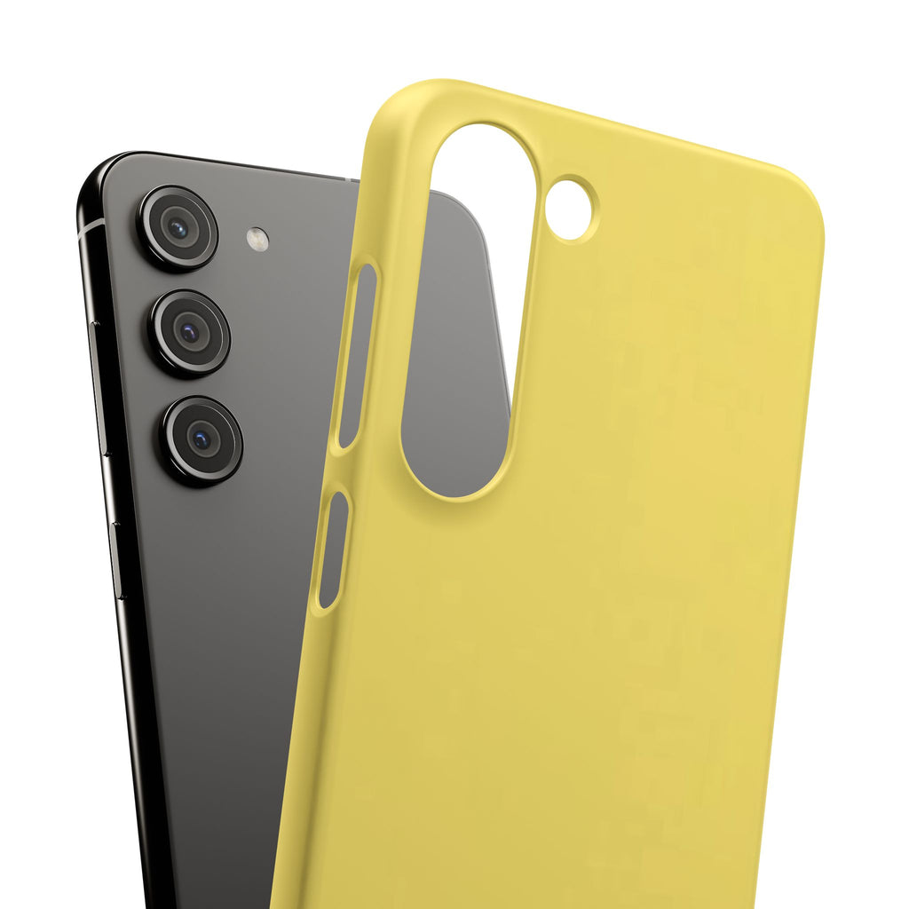 Yellow Snap Phone Case