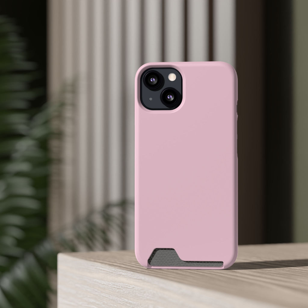Pale Pink Card-Holder Phone Case