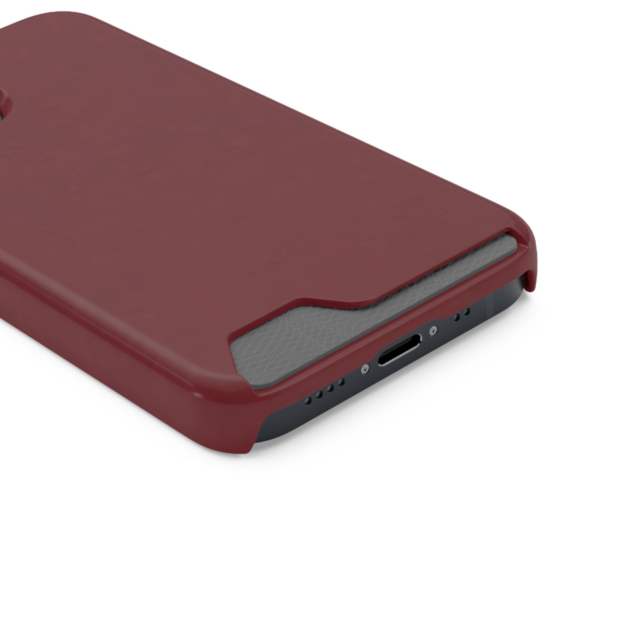 Dark Cherry Card Holder Phone Case
