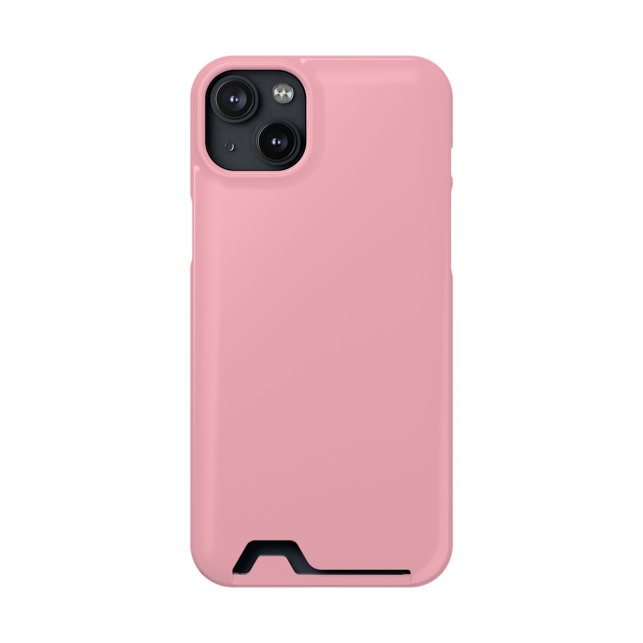 Pink Phone Case with Built-In Card Holder