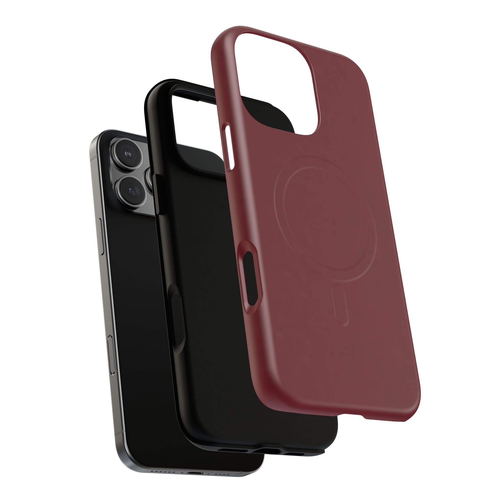 Dark Cherry MagSafe Protective Phone Case