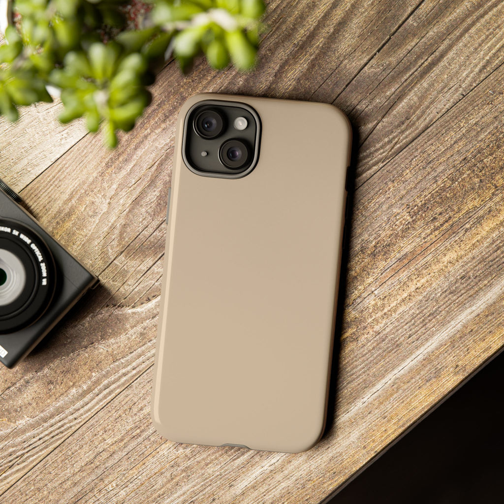 Beige Protective Phone Case