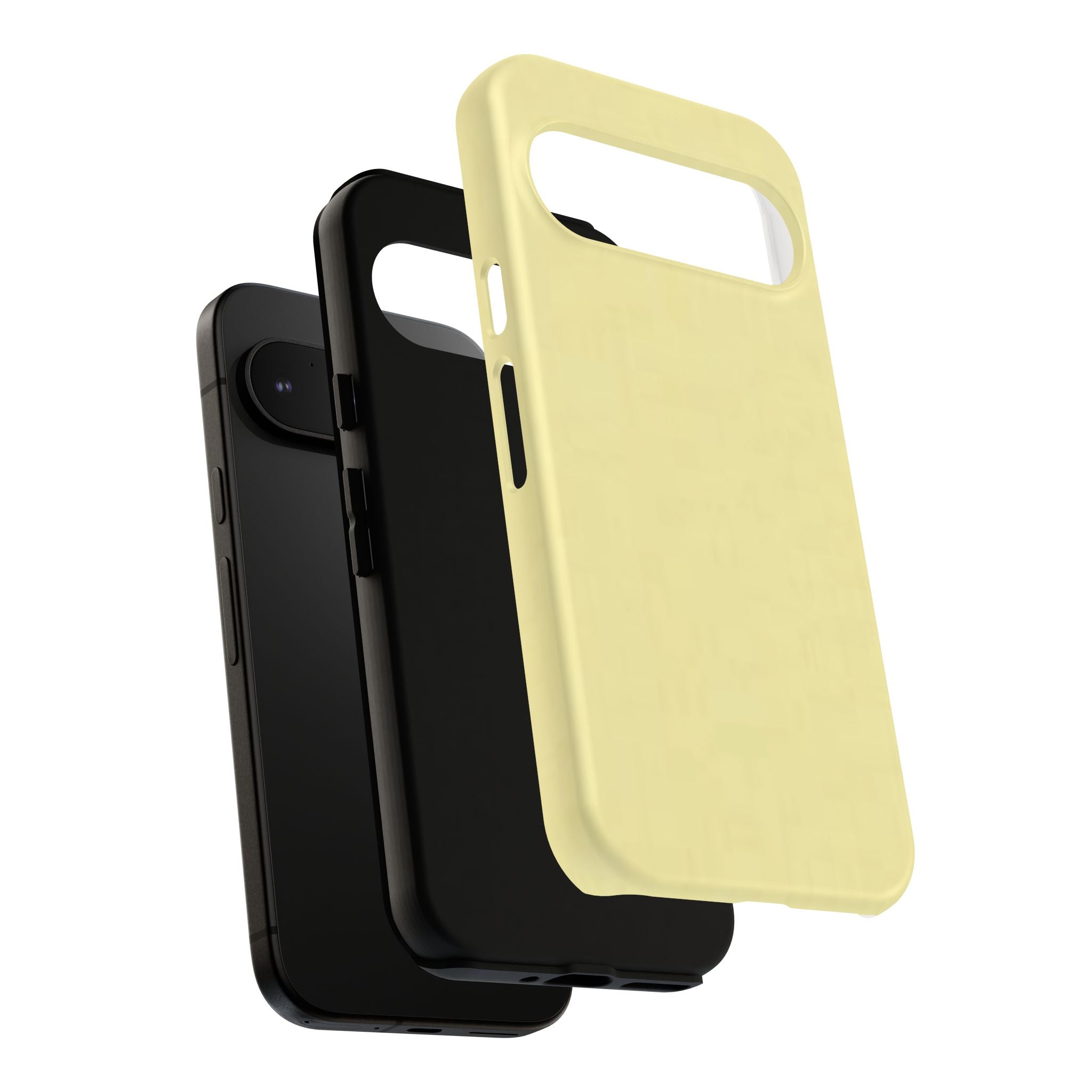 Pale Yellow Protective Phone Case