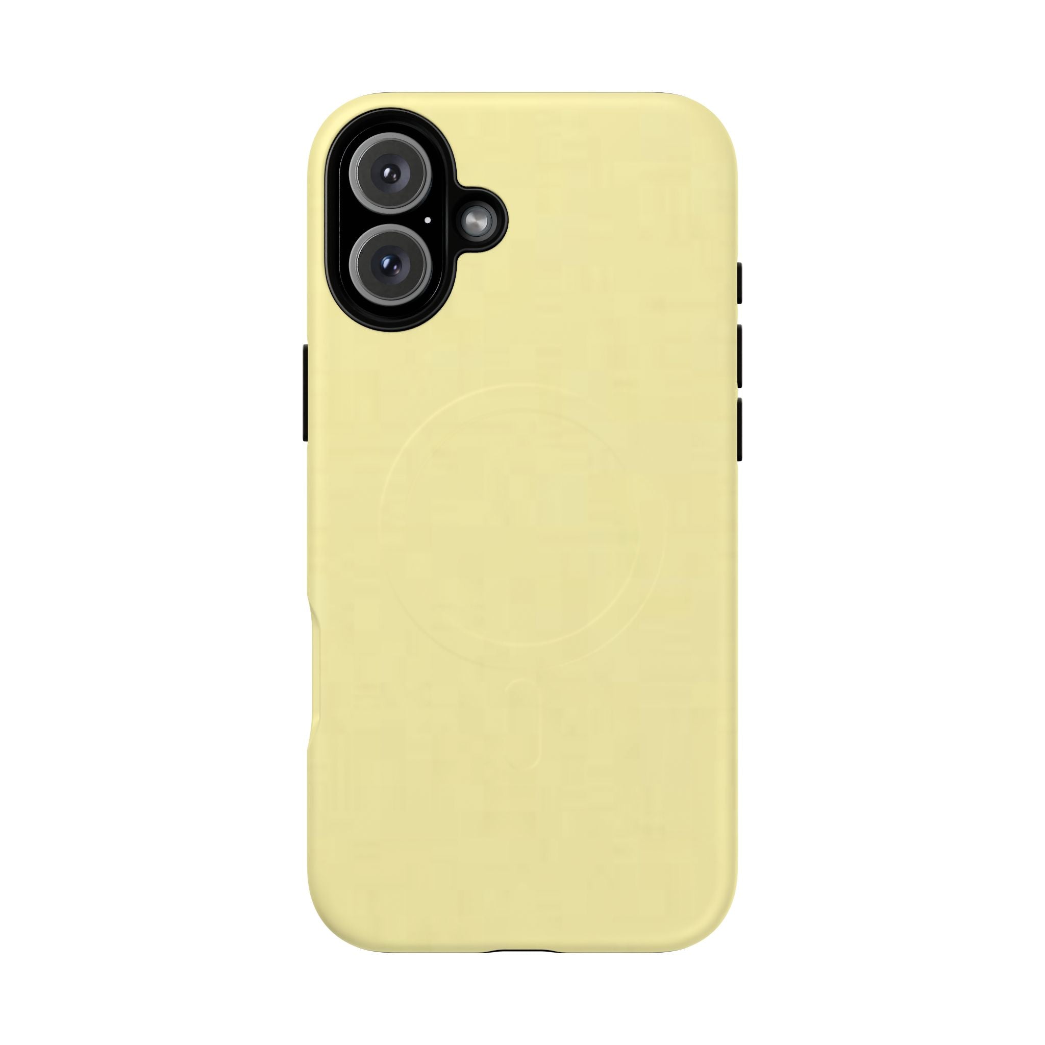Pale Yellow MagSafe Protective Phone Case