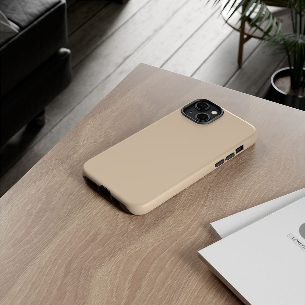 Beige Protective Phone Case