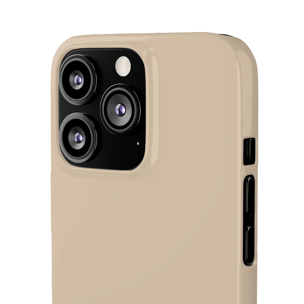 Beige Snap Phone Case