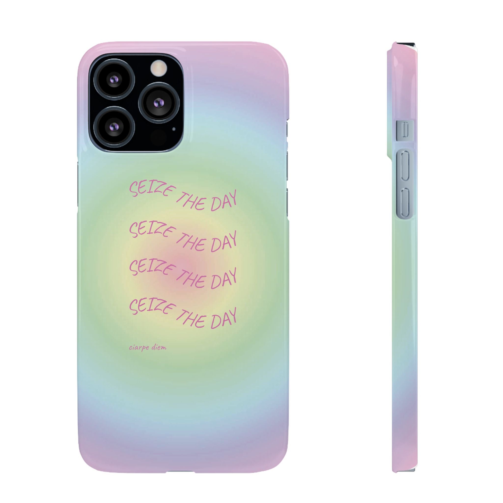 Carpe Diem Bermuda Halo Gradient Snap Phone Case