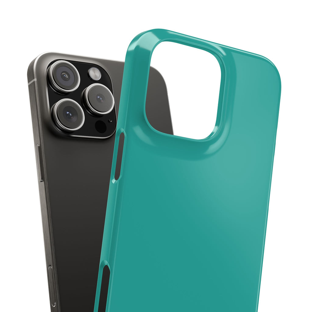 Teal Snap Phone Case
