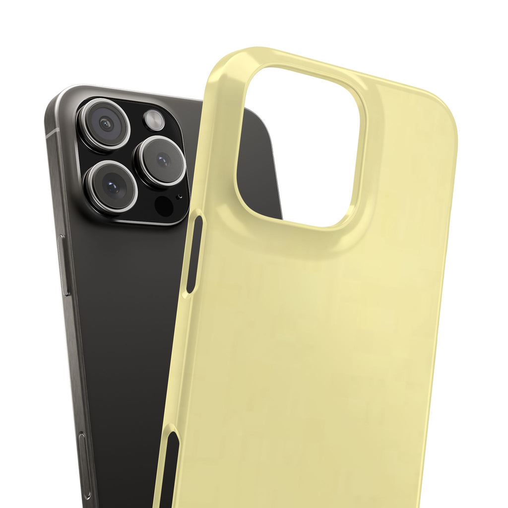 Pale Yellow Snap Phone Case