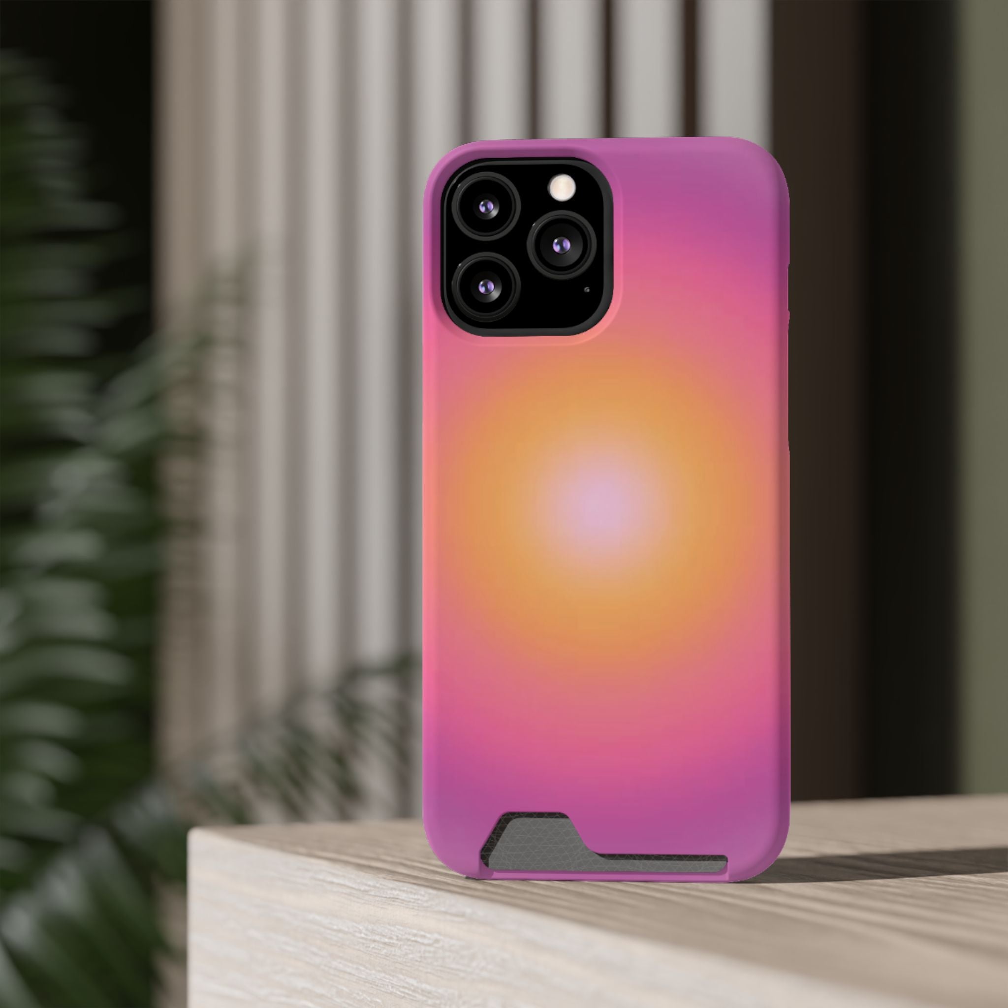 Sunset Gradient Phone Case with Card Holder