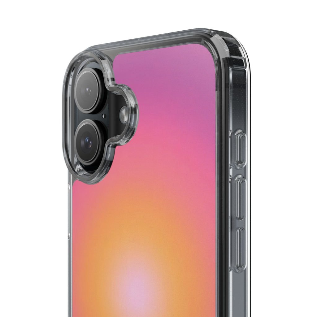 Sunset Gradient Clear Protective Cover