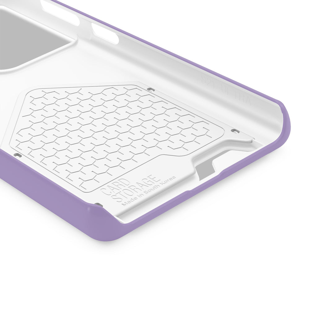 Lilac Card Holder Phone Case